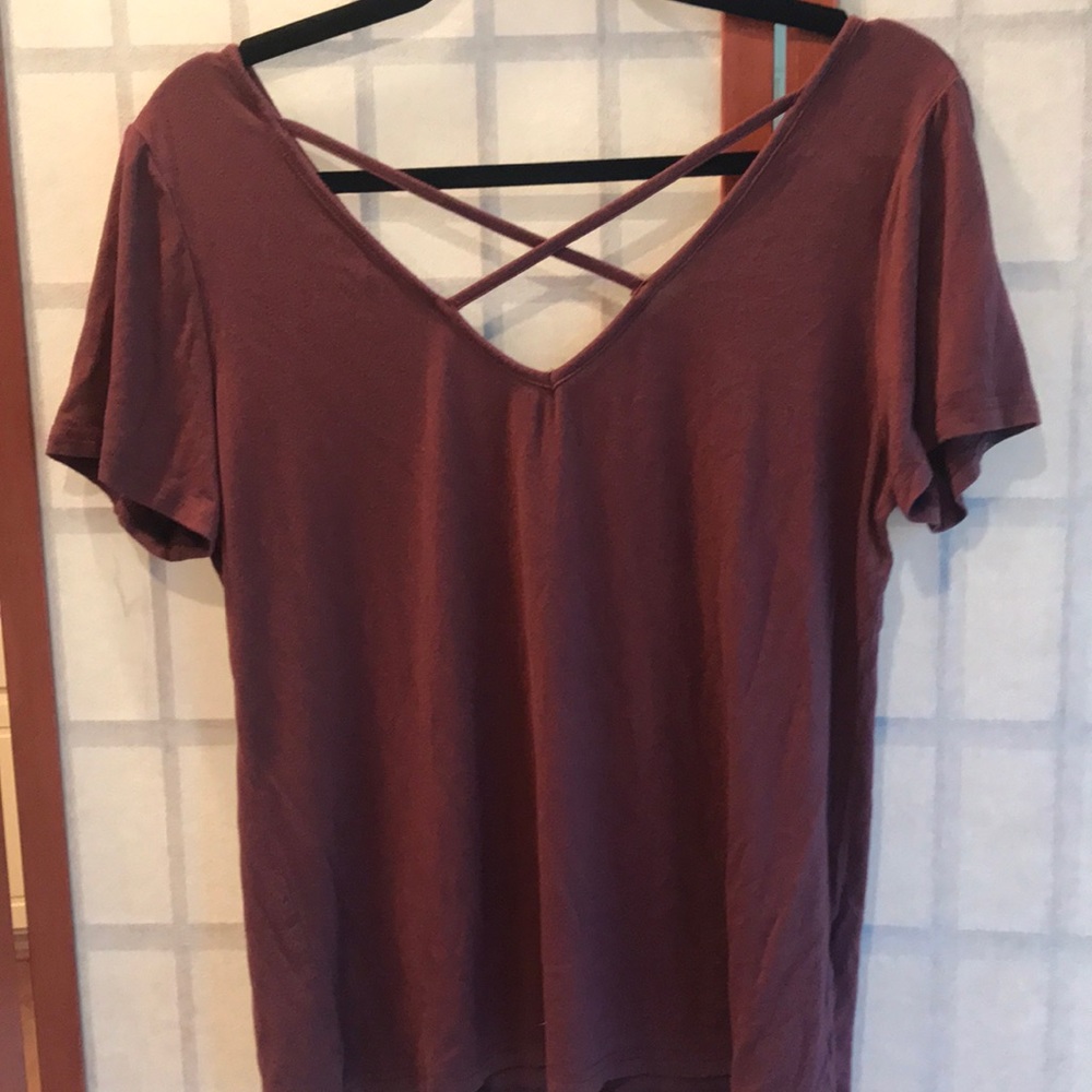 Maroon shirt